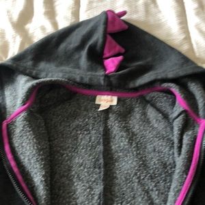 A long sleeve junior hoodie